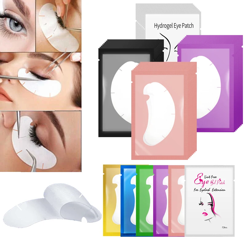 Under Eye Gel - 100 buah bantalan bulu mata bentuk