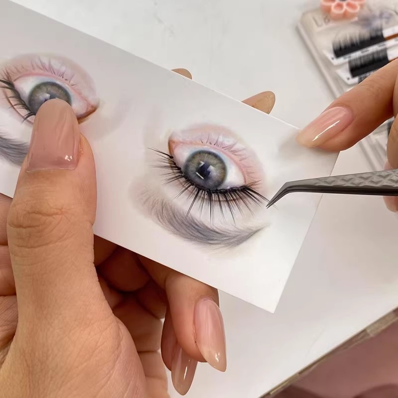 Eyelash Extension Model - Kartu Pemetaan Bulu Mata yang Dapat