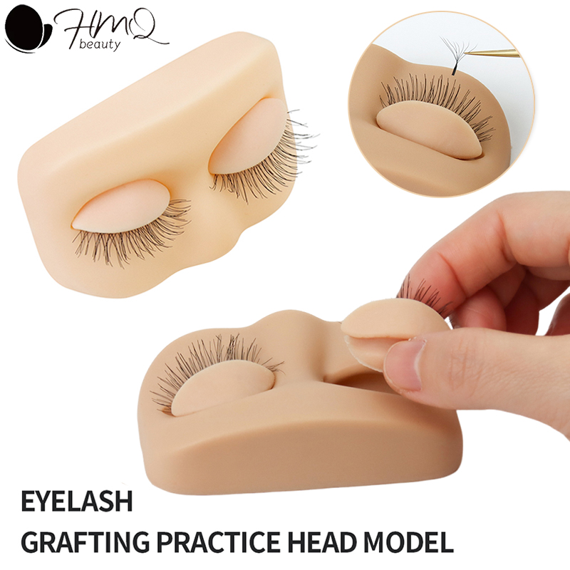 Eyelash Extension Model - Kepala Latihan Ekstensi Bulu Mata dengan