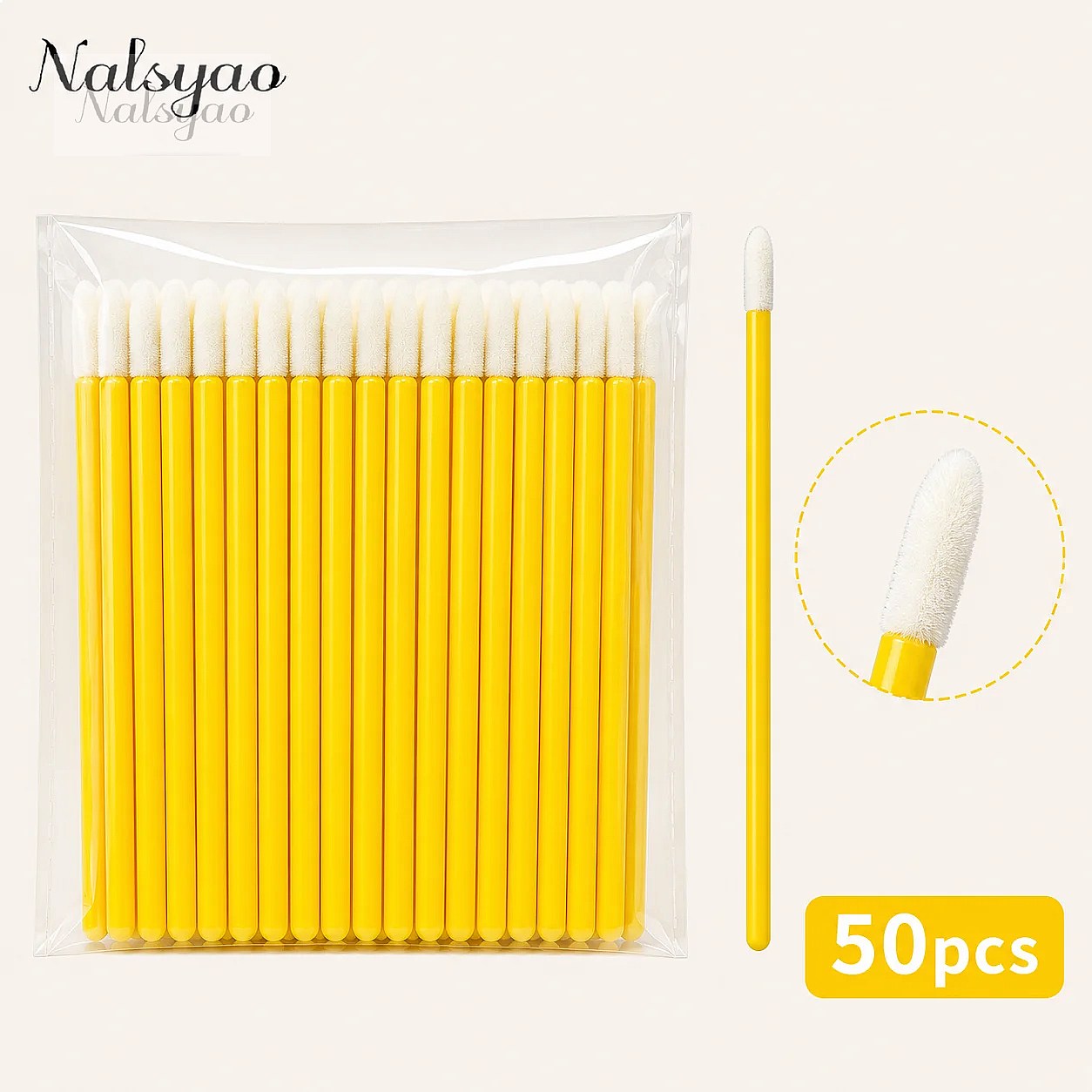 Eyelash Extension Eyelash - 50/500PCS Aplikator Maskara Sekali Pakai, Tongkat