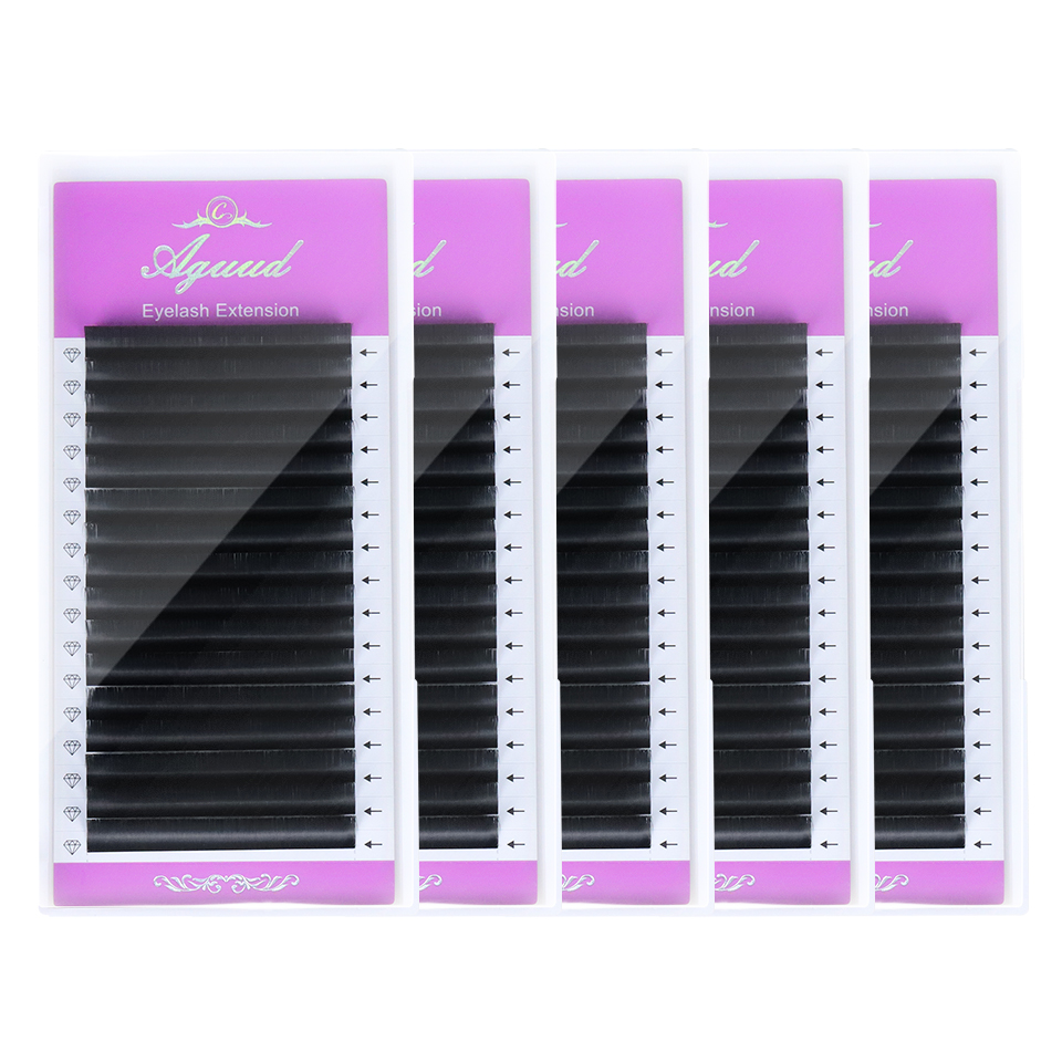 Eyelash Extension Natural Classic - AGUUD 5 Baki/Lot Bulu Mata Palsu