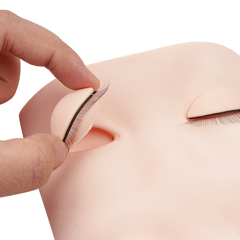 Manekin Kepala Bulu Mata Silik - Eyelash Extension Model ulasan dan harga