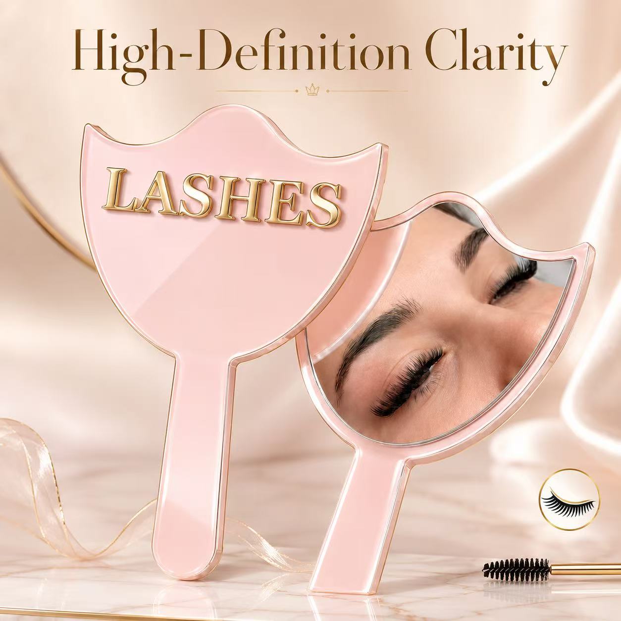 Cermin Ekstensi Bulu Mata Kaca - Eyelash Extension Model ulasan dan harga