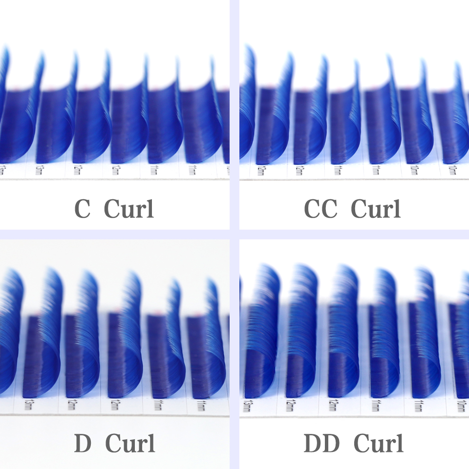 Warna Bulu Mata Ungu Biru Cokl - Eyelash Extension Uv ulasan dan harga