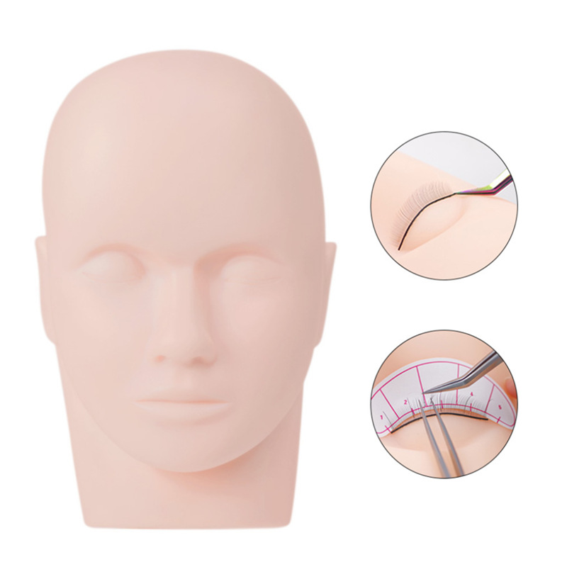 Kepala Latihan Ekstensi Bulu M - Eyelash Extension Model ulasan dan harga