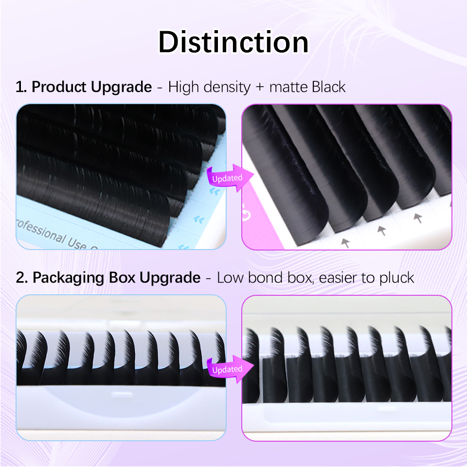 AGUUD 5 Baki/Lot Bulu Mata Pal - Eyelash Extension Natural Classic ulasan dan harga