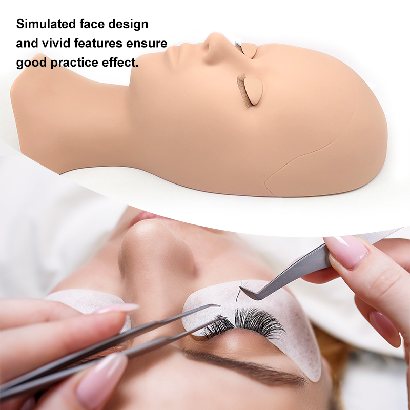 Kepala manekin lembut realisti - Eyelash Extension Model ulasan dan harga