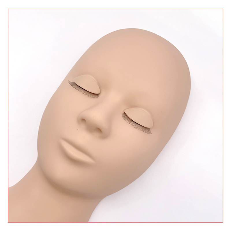 Kepala manekin lembut realisti - Eyelash Extension Model ulasan dan harga