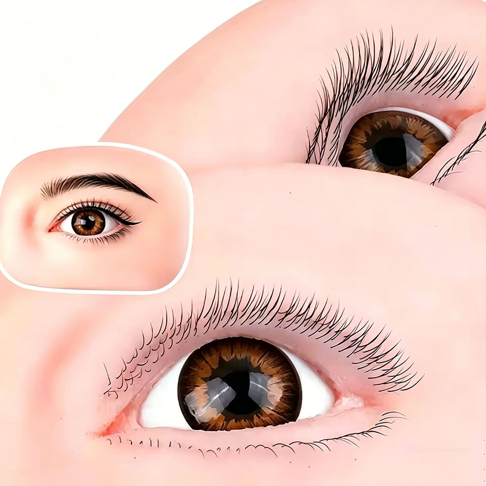 Manekin latihan kepala silikon - Eyelash Extension Model ulasan dan harga