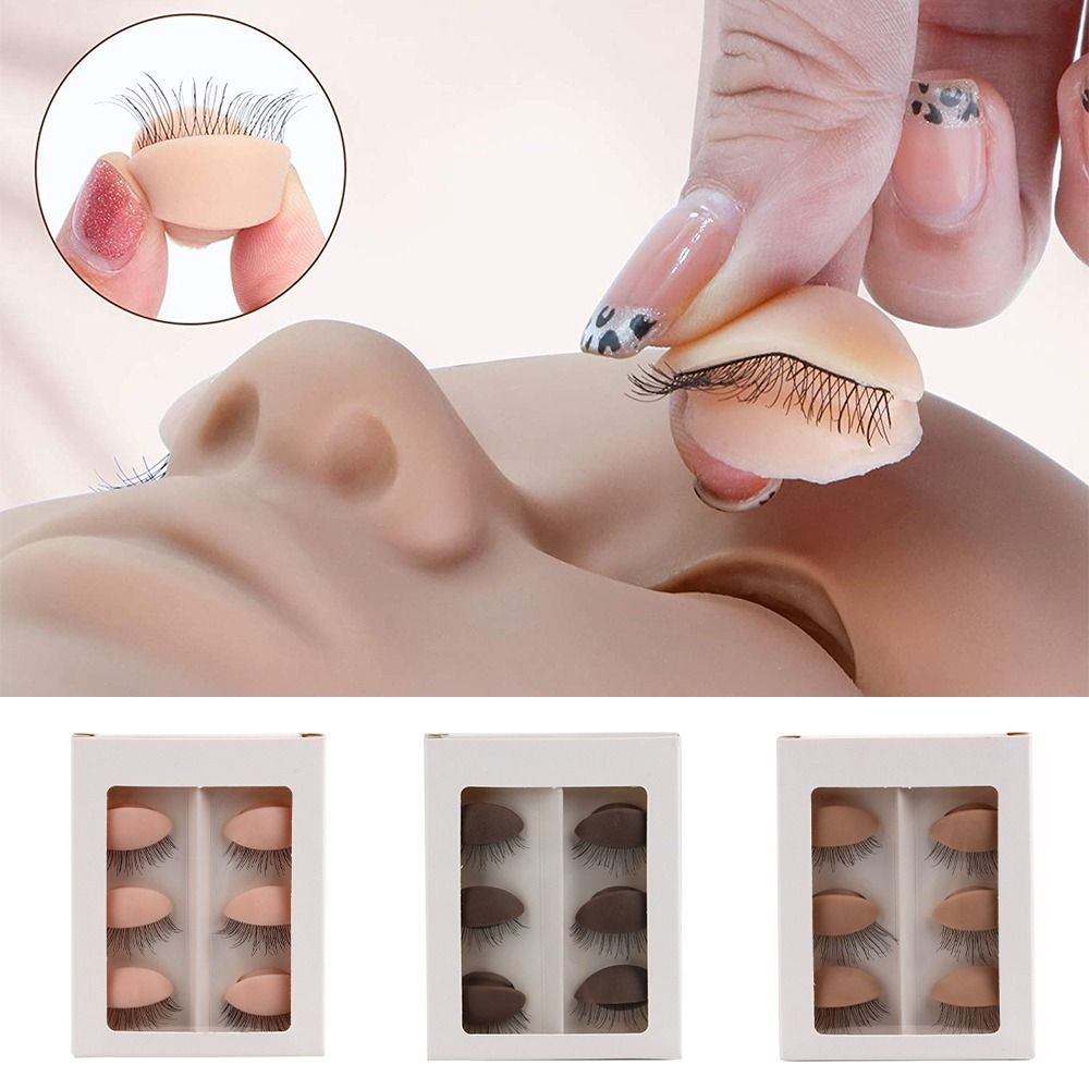 Alat Latihan Bulu Mata Multifu - Eyelash Extension Model ulasan dan harga