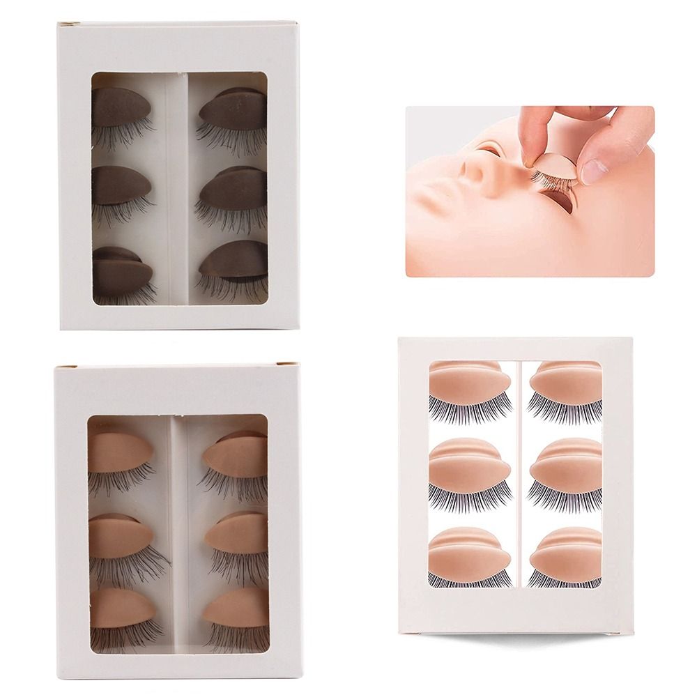 Alat Latihan Bulu Mata Multifu - Eyelash Extension Model ulasan dan harga