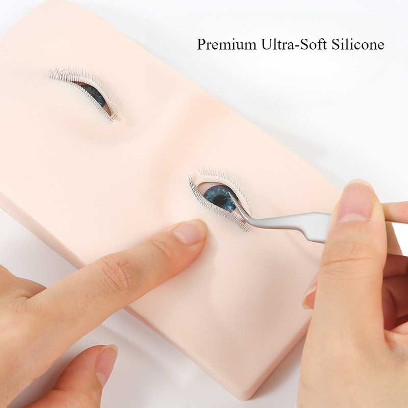 Kepala Latihan Ekstensi Bulu M - Eyelash Extension Model ulasan dan harga