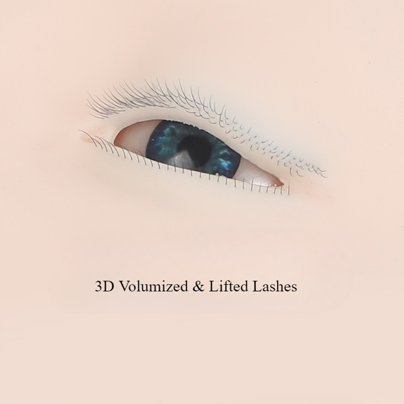 Kepala Latihan Ekstensi Bulu M - Eyelash Extension Model ulasan dan harga